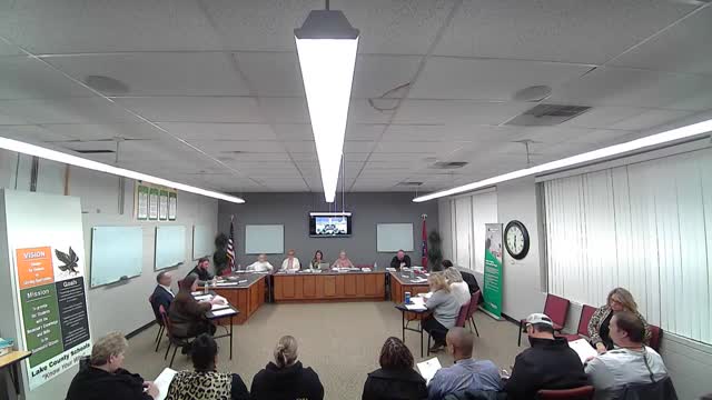 District presents school report card and updates; Lake County High School named potential TCAT satellite campus