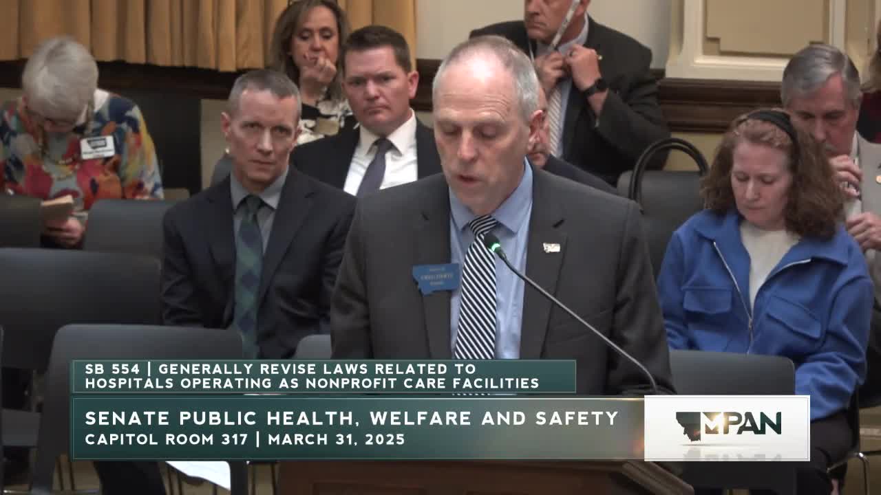 Montana Senate Bill 534 proposes price limits on hospital charges over Medicare rates
