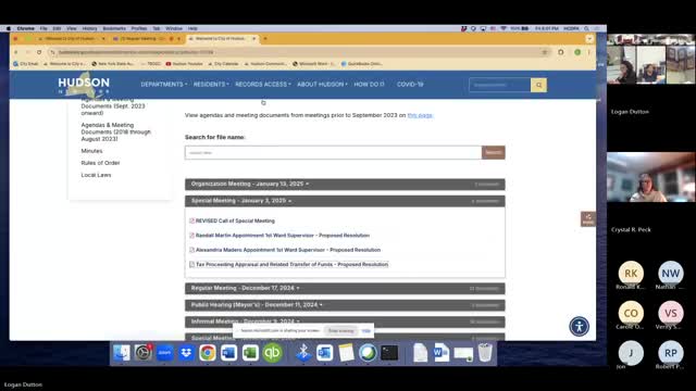 Hudson council appoints Randall to supervisor seat after debate over First Ward preference