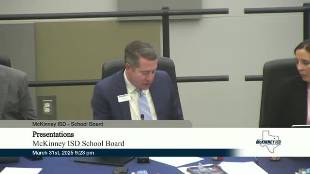 McKinney ISD Board approves creation of bond committee for future capital needs