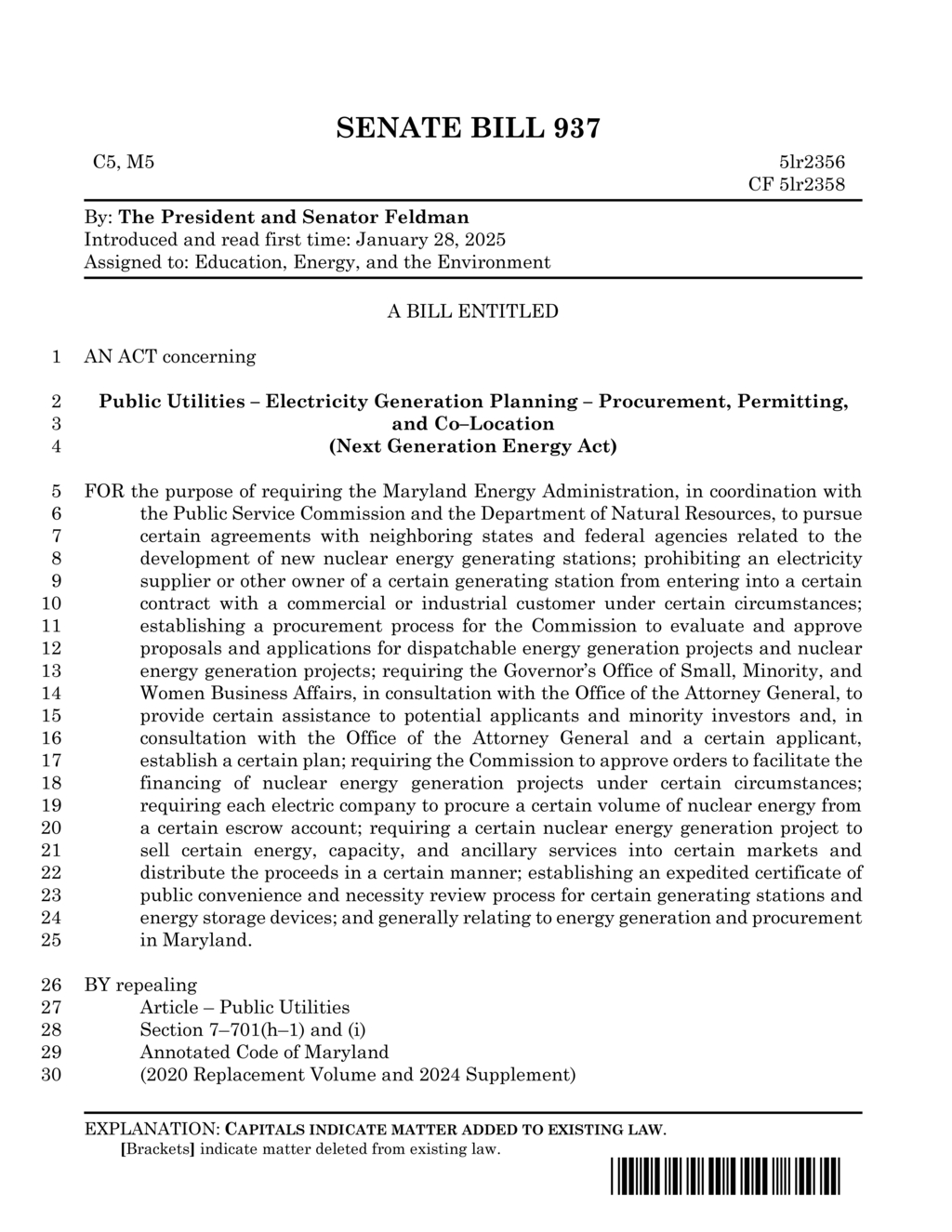Maryland General Assembly endorses Calvert Cliffs Nuclear Plant license renewal