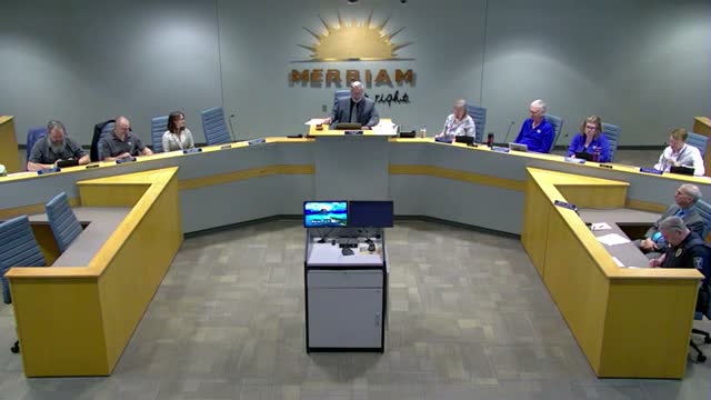 Merriam advances City Hall design and street/drainage projects; Evergy undergrounding and single‑hauler RFP discussed