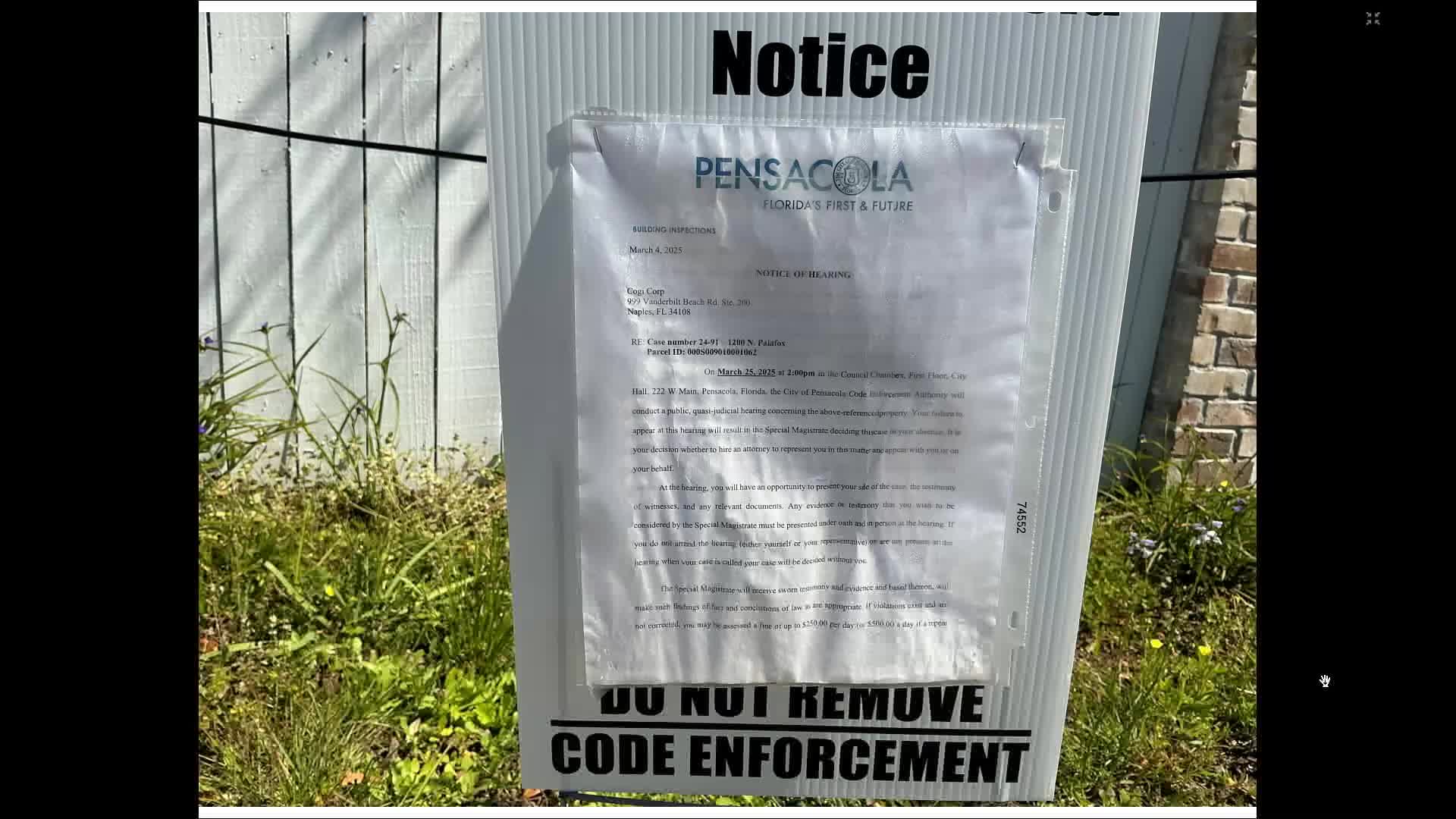 Pensacola court upholds fines for multiple properties lacking building permits