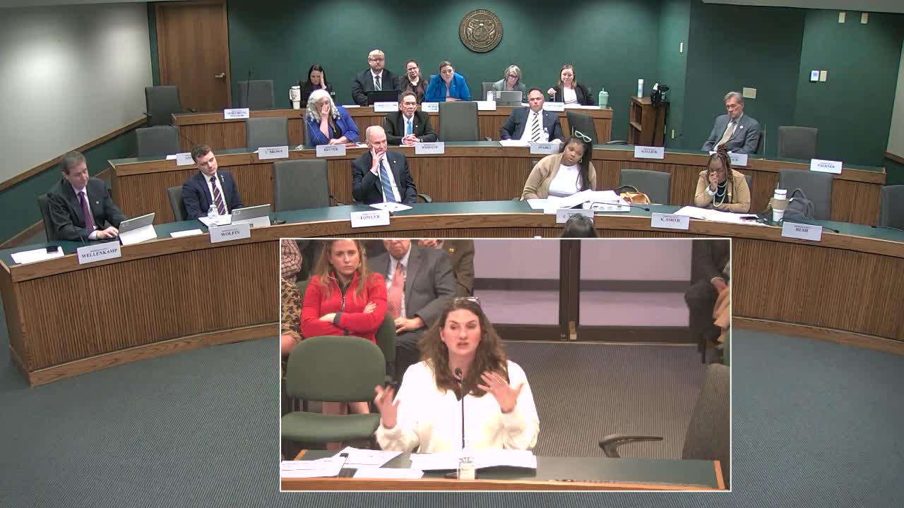 Cattle Farmer Ken Walken criticizes labeling laws at Missouri committee meeting
