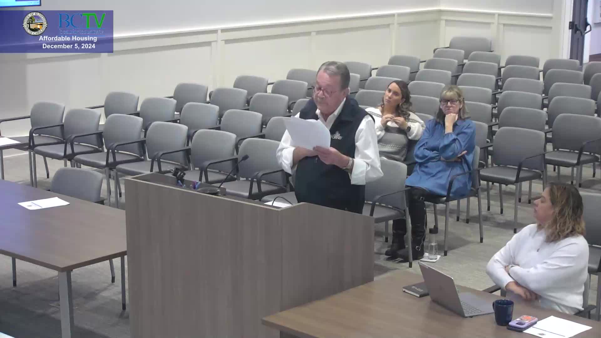 Buford Water Board member advocates for affordable housing initiatives during local council meeting