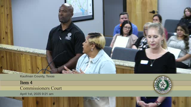 Kaufman County Judge Allen proclaims April 2025 Child Abuse Prevention Month