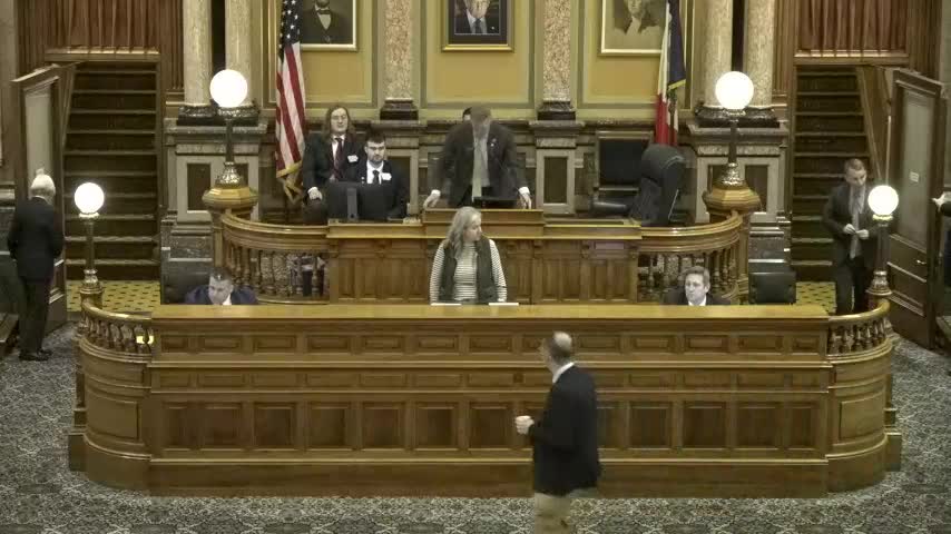 Iowa House introduces disaster recovery bill during opening prayer
