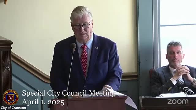 Cranston Mayor proposes $338M budget focused on school funding and modest tax increase