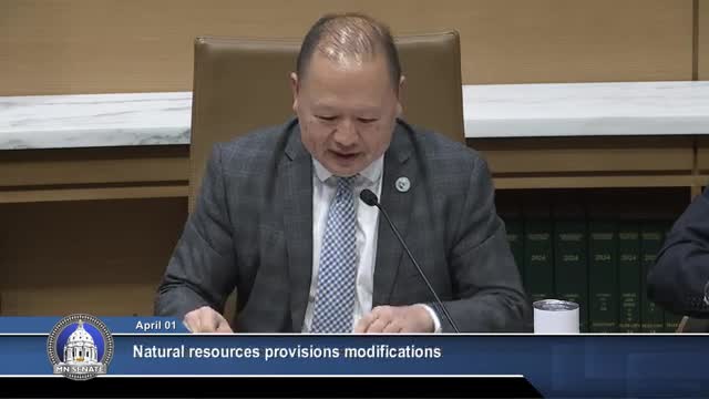 Environment committee advances DNR policy, technical bill after policy amendments