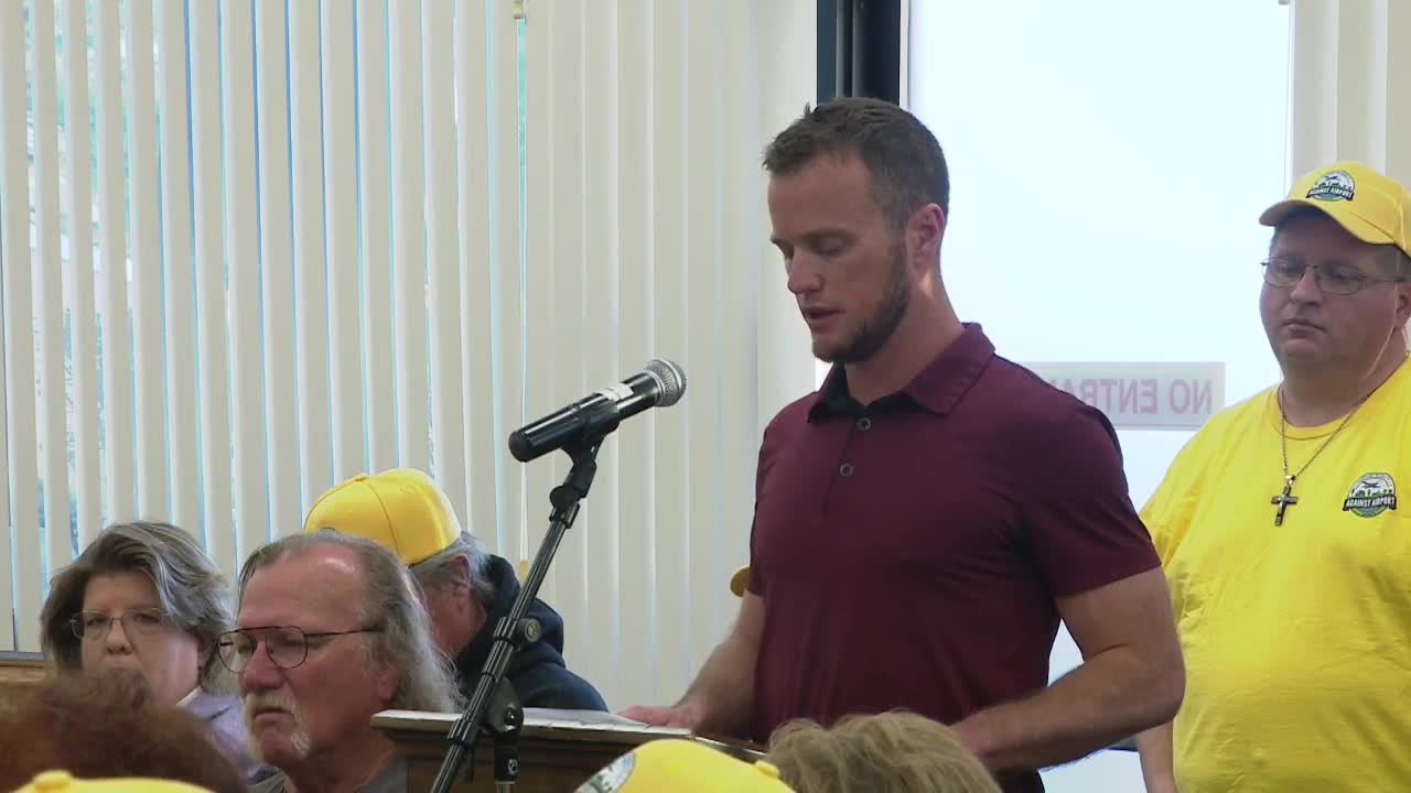Residents oppose Harford County airport expansion and zoning changes at council meeting