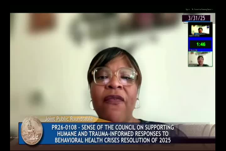 DC Council urged to enhance behavioral health crisis response services