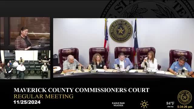 Maverick County Court appoints interim auditor while addressing salary funding concerns