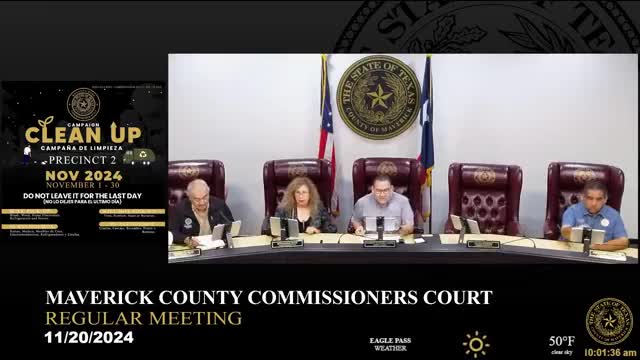 Eagle Pass Waterworks and Maverick County finalize grant agreement for waterline project