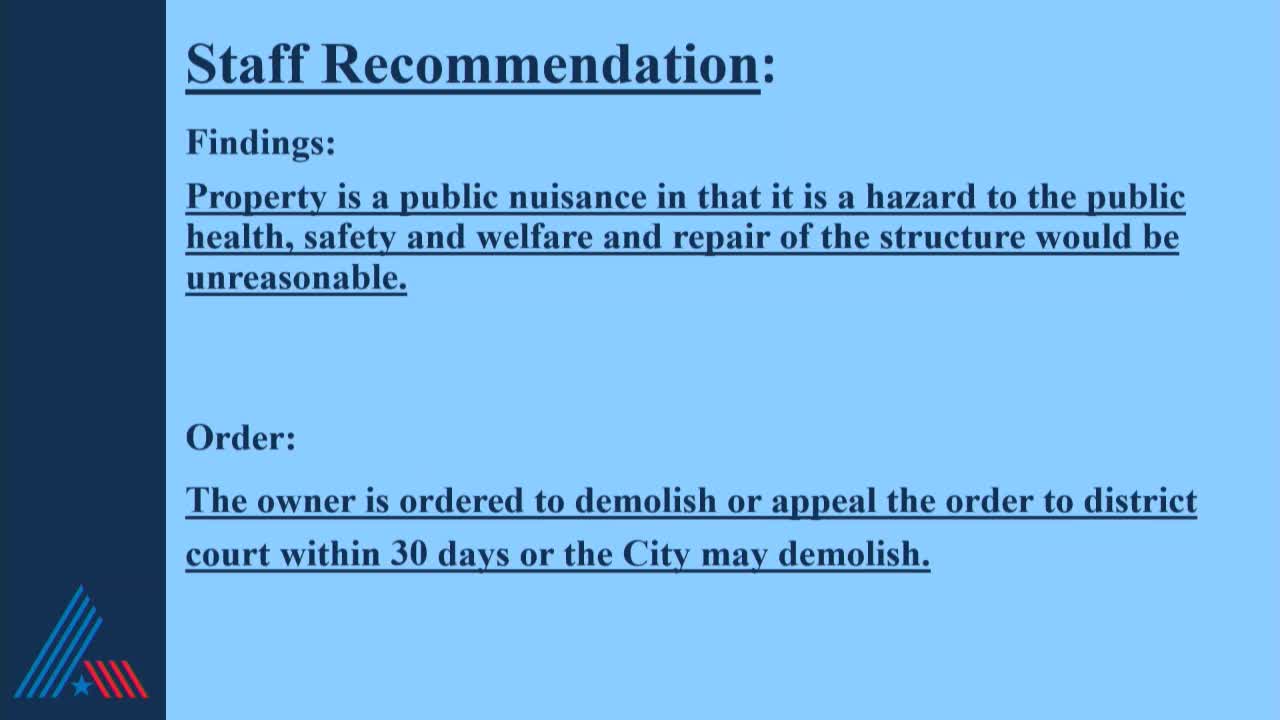 Anthony Williams seeks approval for complex property acquisition near Martinez Elementary