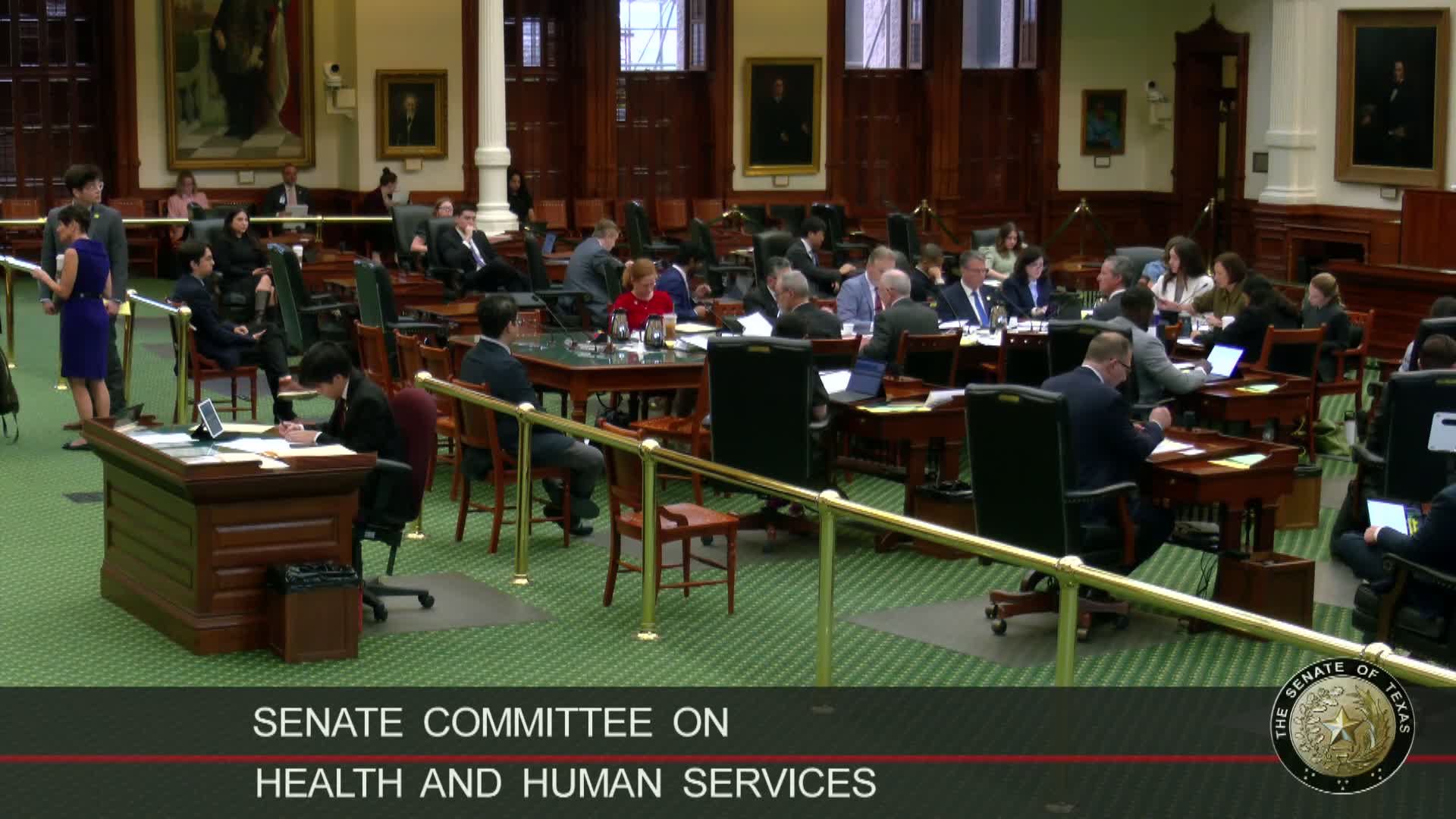 Committee reports multiple health & human services bills; roll-call results and committee actions