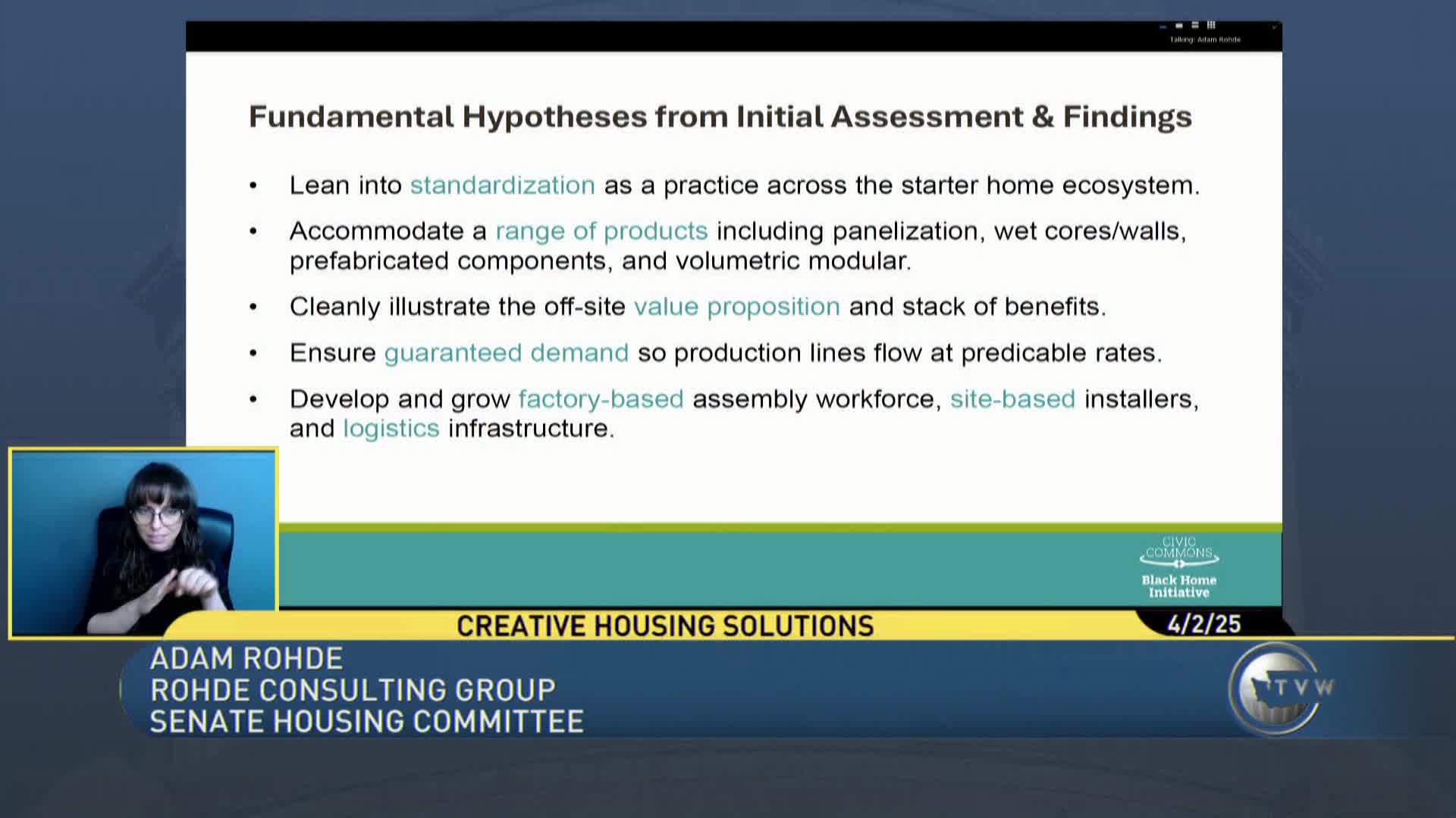 Washington State outlines strategies to scale starter home production through standardization