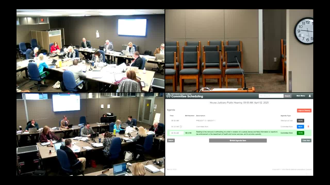 North Dakota task force formed to address child custody disputes and improve legal processes