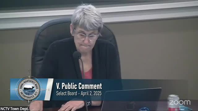 Resident asks Select Board for short‑term rental data ahead of May town meeting