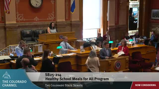 Senator Michaelson Janay secures $8.1M for Colorado's universal school meals program