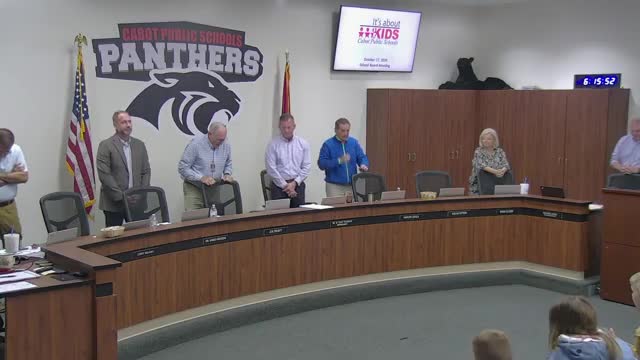 Cabot Freshman Academy honors Colin Moreno and Jennifer Bryant for exemplary contributions
