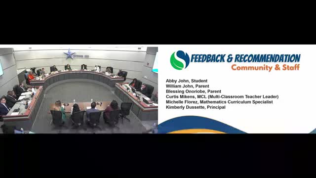 Spring ISD adopts Bluebonnet and Accelerated Learning curricula for math education