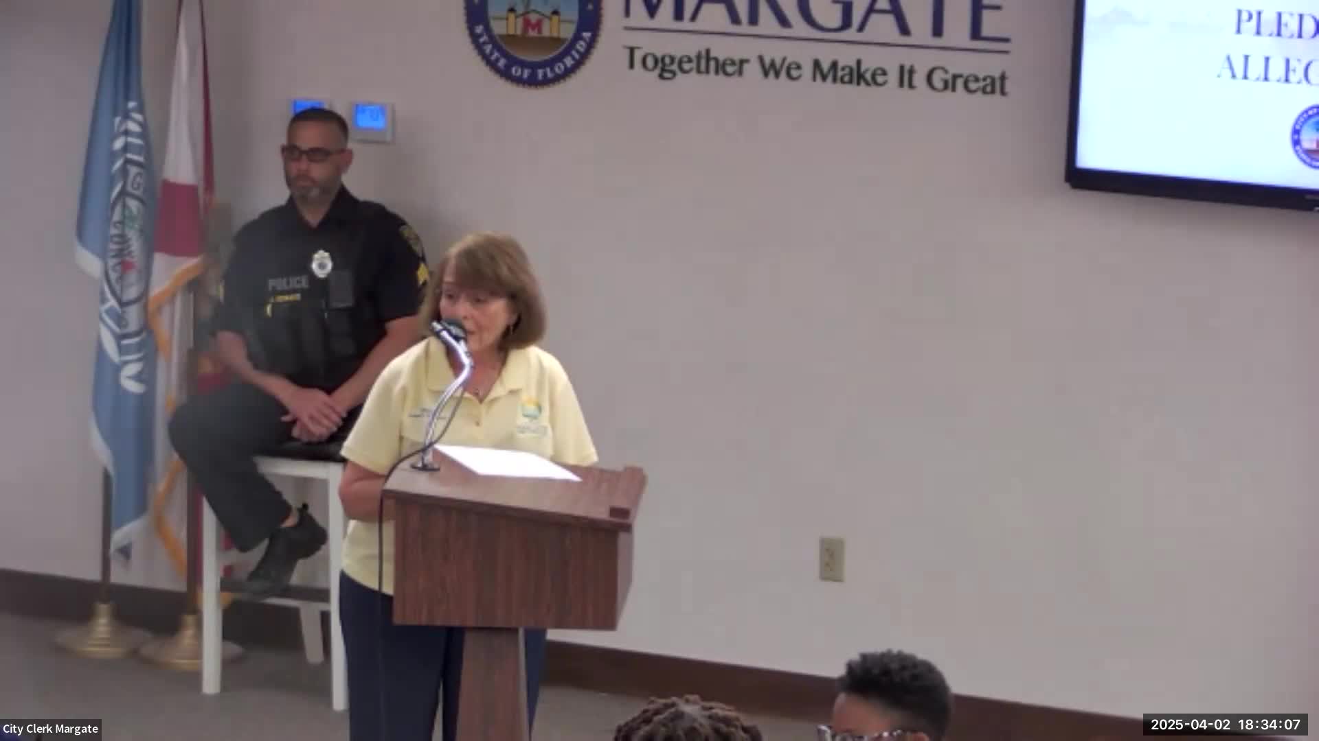 City of Margate honors April students and teachers of the month