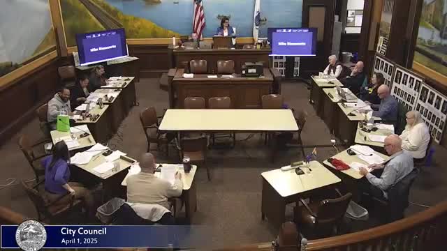 Council debates administrative-leave ordinance language, approves amendment and lays item on table
