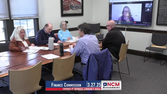 Norwood Finance Committee approves FY26 operating budget, shared costs and CPC funding recommendations