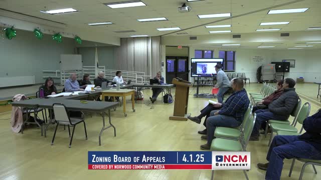 Zoning board continues two Dean Street variance hearings, grants waiver for plans