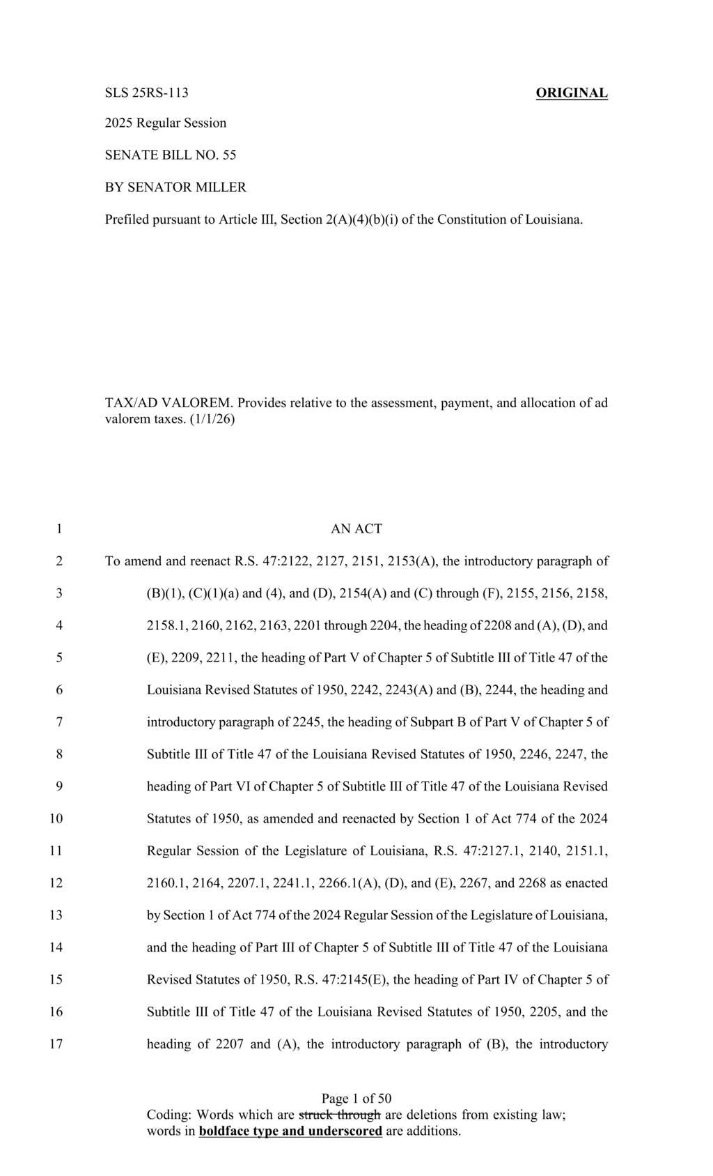 Louisiana Tax Commission clarifies property ownership rules for tax sales
