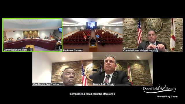 Residents urging Deerfield Beach officials to address parking and code enforcement issues