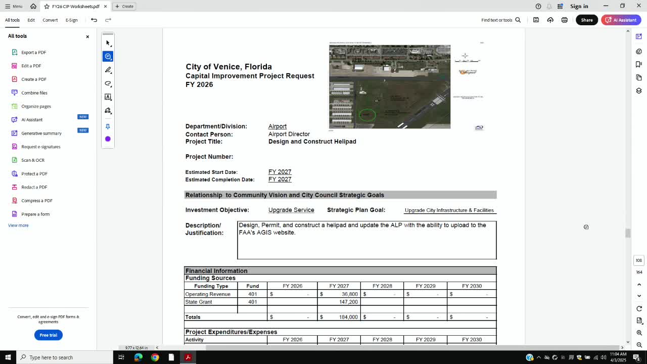 Javier proposes solar panel project funded by utility fund and potential federal support