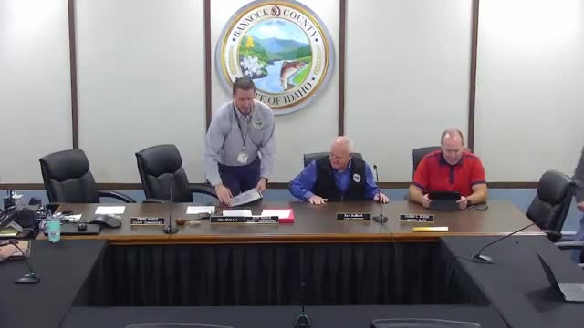 Bennett County Commissioners honor Rick with special recognition coin