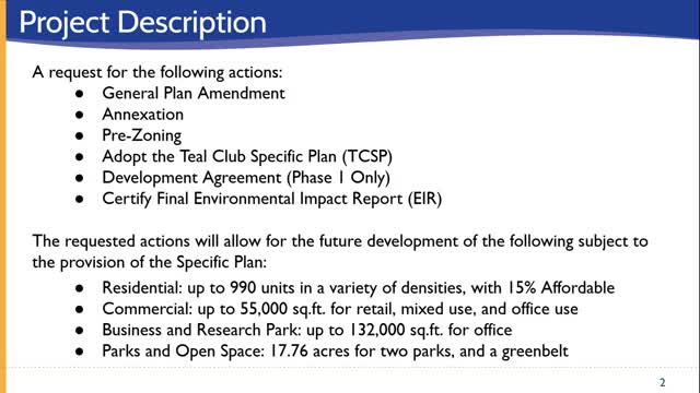 Oxnard Planning Commission reviews new specific plan for development near airport