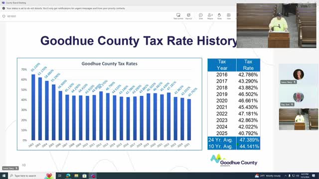 Goodhue County discusses homestead property tax reforms and implications for residents