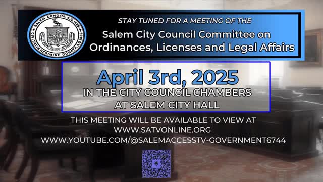 Salem committee amends water ordinance to match state drought tiers; refers measure to full council