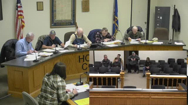 Applicants propose new garage plan to replace unsafe structure on County 6 Highway