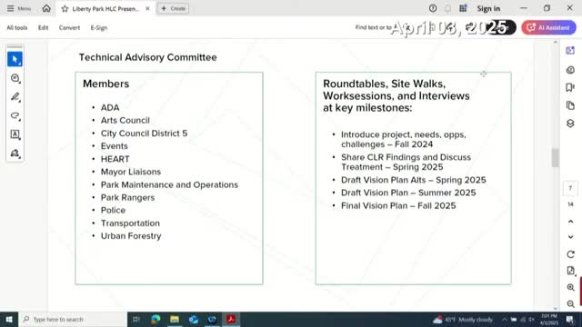 Salt Lake City outlines community engagement for Liberty Park cultural landscape report