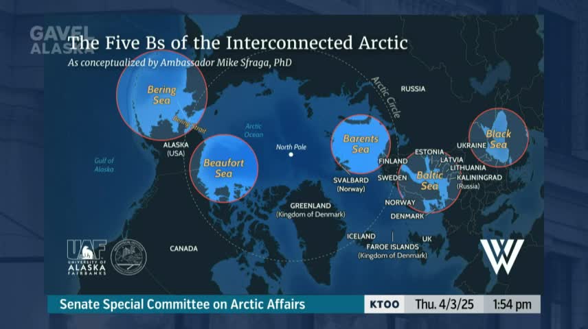 Alaska Leader Proposes Strategic Bering Strait Initiative for Economic and Security Development