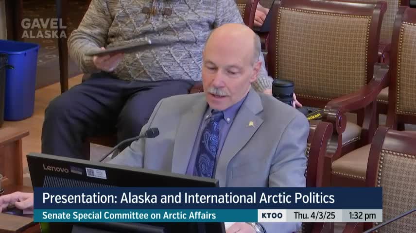 Mike Sprague emphasizes Arctic's vital role in US foreign policy during Alaska briefing