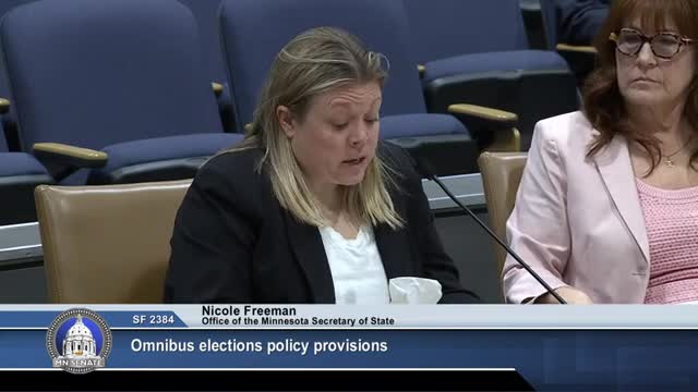 Minnesota Senate revises election laws to streamline ballot corrections and voter access