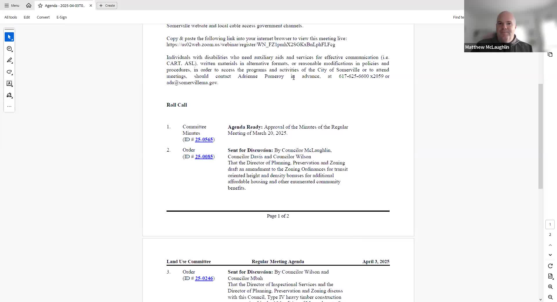 Somerville land use committee opens discussion on transit‑oriented upzoning; staff asked to return with permit and case‑study data
