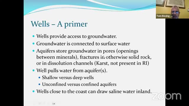 Study reveals saltwater intrusion risks in Rhode Island's coastal aquifers