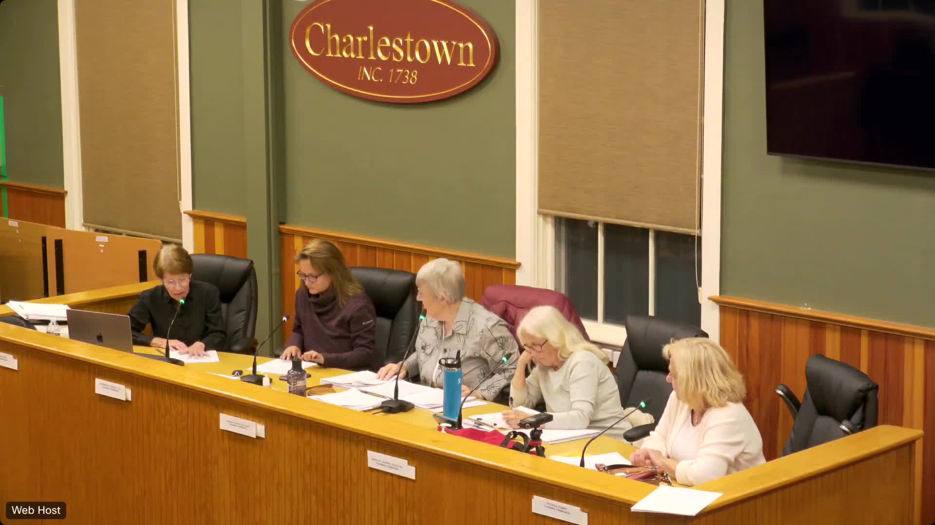 Frances takes over meeting as chair due to member's health challenges