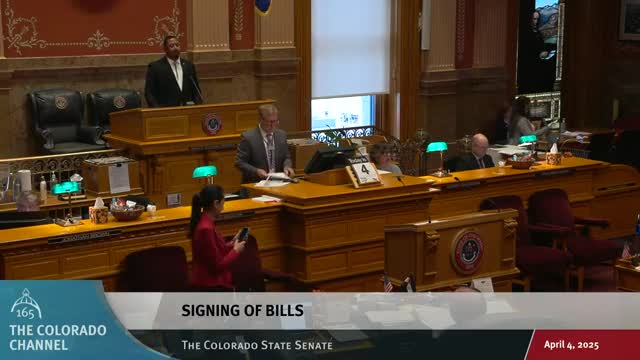 Senator Judah condemns visa revocations for Arab students at Colorado Senate session
