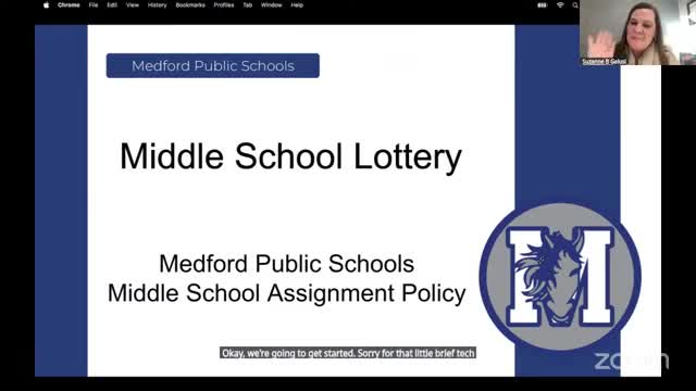 Medford outlines middle school lottery, exemptions and timeline for incoming sixth graders
