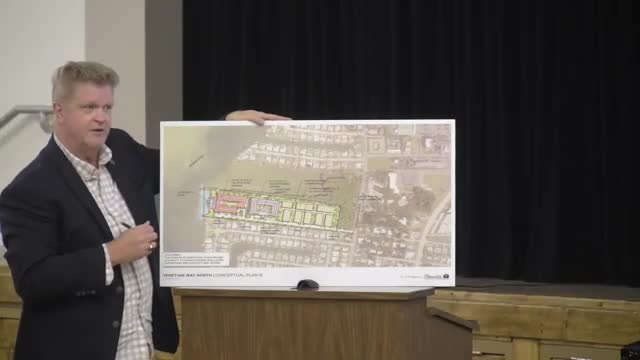 Jesse Wright presents Titusville mixed-use redevelopment project to city council