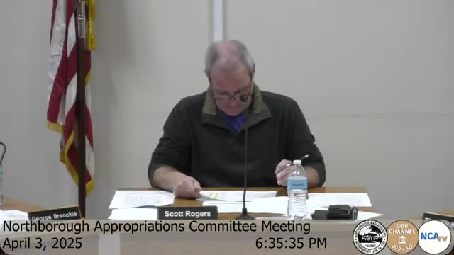 Northborough budget committee debates rising tax levy and future spending challenges
