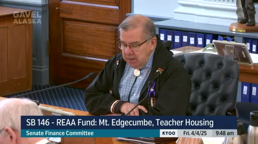 Senate Bill 146 targets maintenance funding for Mount Edgecumbe High School and teacher housing
