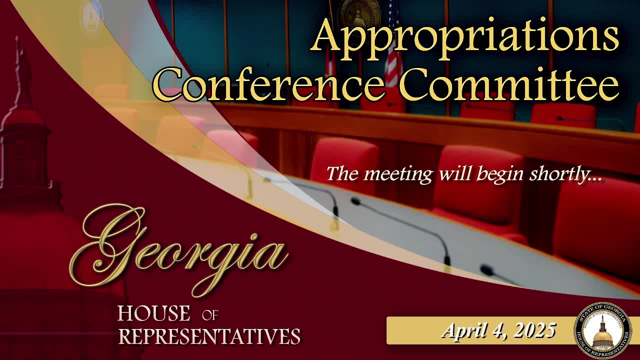 Georgia Conference Committee finalizes HB 68 budget for 2026 with Governor's support